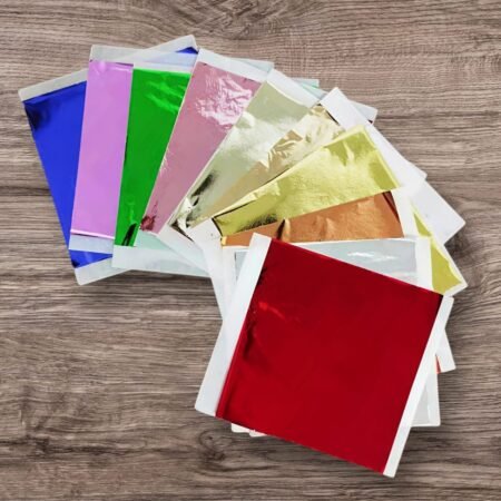 Gold Foil Sheets - Sumera Warq imitation gold leaf metallic foil paper for art and craft