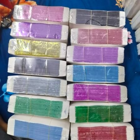 14 multi color gold foil sheets