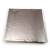 Open booklet of light champagne silver foil sheets showing pearl metallic shine
