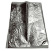 Close up of pure silver leaf sheet 6x8 inch by Sumera Warq