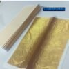 24K gold leaf 6x8 inch booklet with tissue paper between sheets