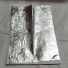 Open silver leaf sheet 6x8 inch on tissue paper