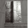 Silver leaf sheet 6x8 inch shown with ruler for size