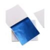 Cornflower blue metallic foil sheet 14x14 cm for resin art, nail art and craft gilding - SUMERA WARQ Jaipur