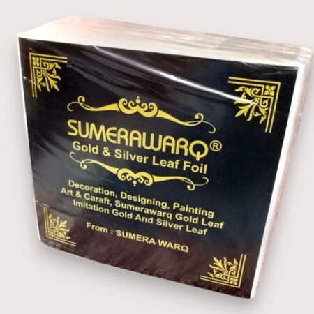 Gold leaf foil sheets 14 x 14 cm imitation gold leaf bulk pack of 1000 sheets by Sumera Warq