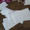 Folded packs of gold leaf foil sheets 14x14 cm