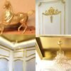 Gold leaf foil sheets used across interior projects and statues