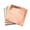 Gold, silver and copper leaf foil sheets 16x16 cm by Sumera Warq
