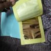 Tanjore painting gold foil sheet open on tissue paper