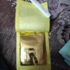 Tanjore painting gold foil sheet 4x6 inch shown with scale