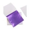 Purple colour metallic foil sheet 14x14 cm for resin art, nail art and craft gilding - SUMERA WARQ Jaipur