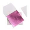 Rose pink metallic foil sheet 14x14 cm for resin art, nail art and craft gilding - SUMERA WARQ Jaipur