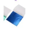 Sky blue metallic foil sheet 14x14 cm for resin art, nail art and craft gilding - SUMERA WARQ Jaipur