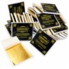 sumerawarq gold leaf foil sheets 8x8 cm 100 sheets gold and silver leaf