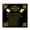 sumerawarq gold leaf foil sheets 8x8 cm 100 sheets pack back details