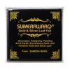 sumerawarq gold leaf foil sheets 8x8 cm 100 sheets pack front