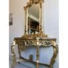 gold leaf foil sheets bulk se console table aur mirror frame ki furniture gilding