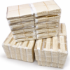 gold leaf gaddi 25 sheets 2 fold packing ka stack