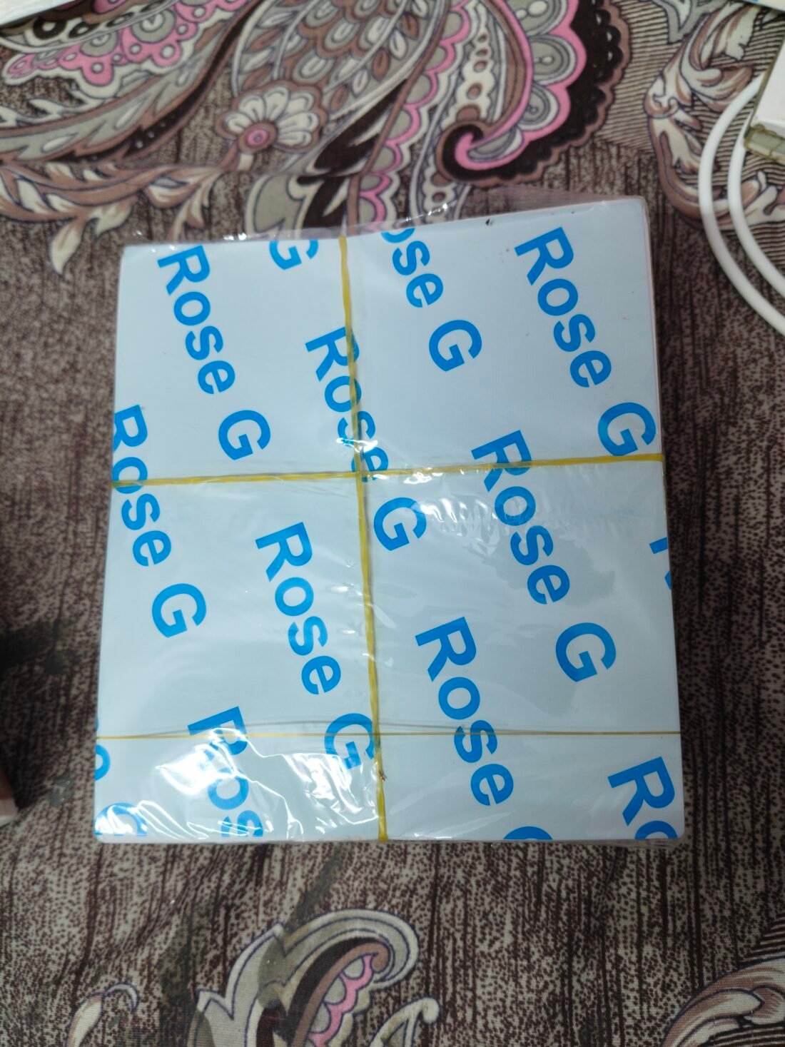 rose gold leaf foil sheets sealed pack