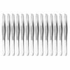 Sumera Warq gold leafing tweezer set of 12 stainless steel