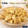 sumerawarq 24k edible gold varkh on mithai sweets
