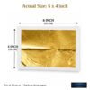 sumerawarq 24k gold varkh size 6x4 inch