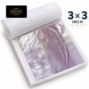 Edible silver leaf 3x3 inch pure chandi ka varak booklet