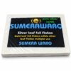 sumerawarq edible silver leaf warq 5x5 inch 150 leaves pack