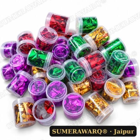 sumerawarq foil flakes jar all colours mix