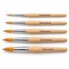 Round gold leafing brush set of 5 sizes - Sumera Warq