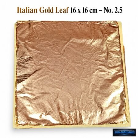 sumerawarq italian gold leaf 16x16 cm no 2.5