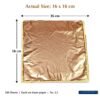 sumerawarq italian gold leaf 16x16 cm size